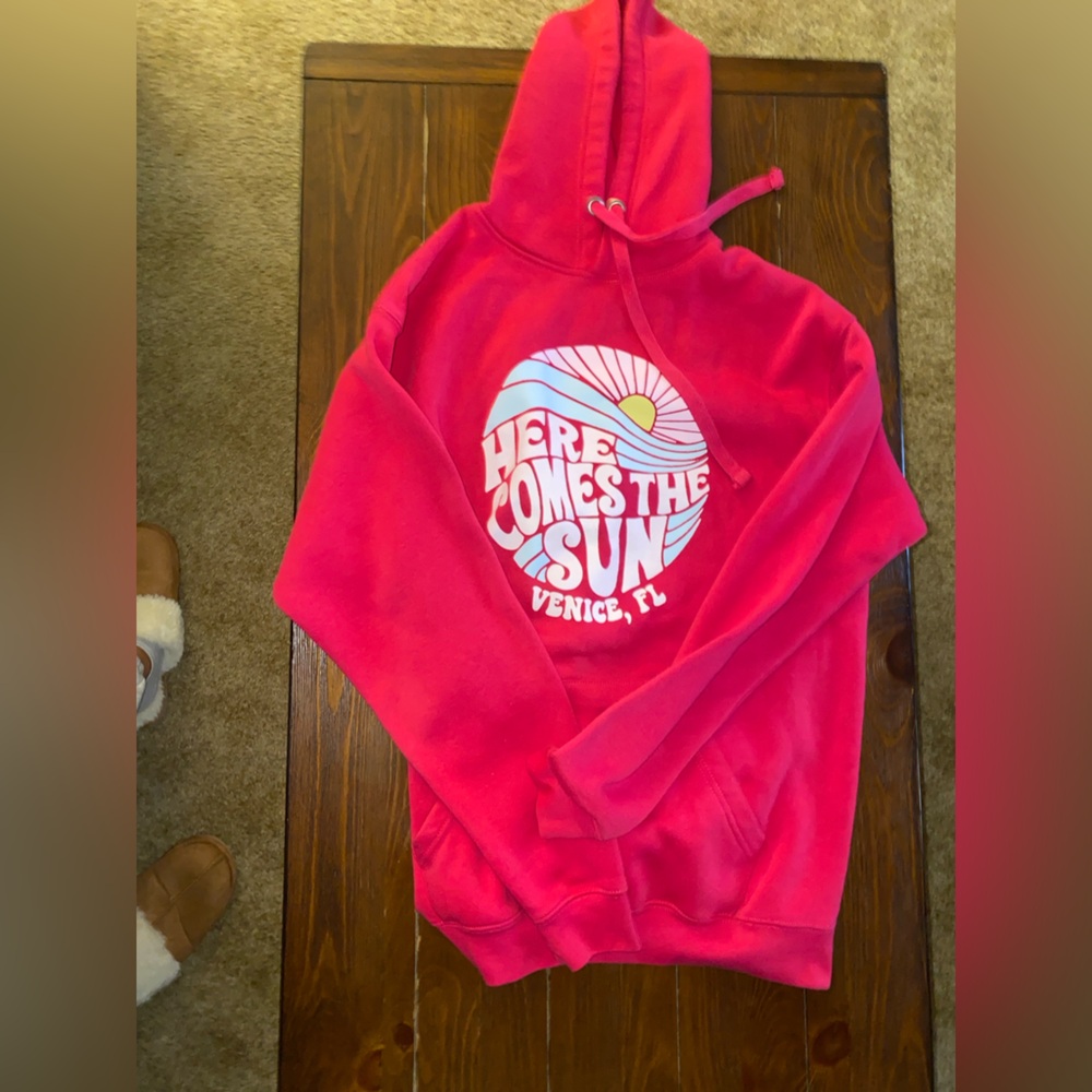 Pink Graphic Hoodie